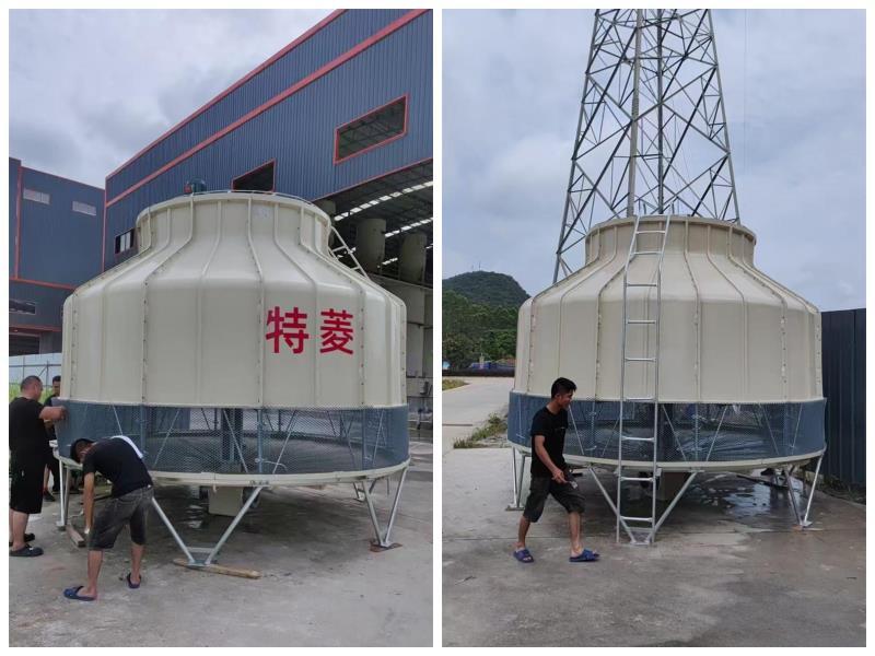 圓形逆流玻璃鋼冷卻塔選型參數表